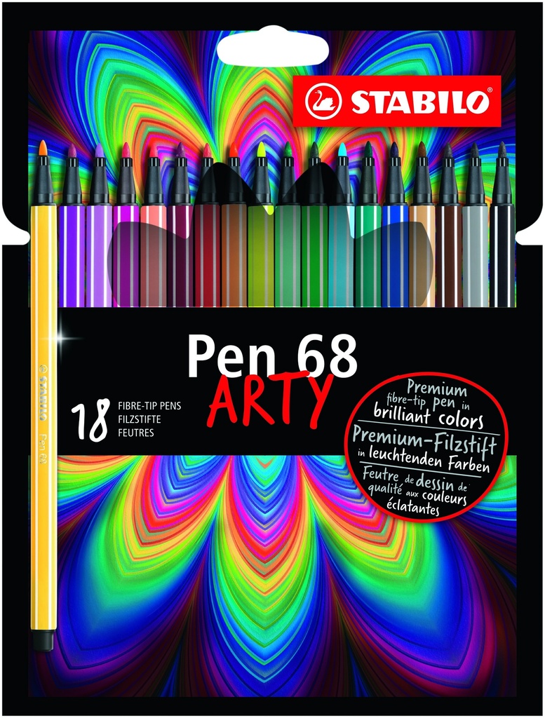 Stabilo 18 Feutr. Pen 68 Arty