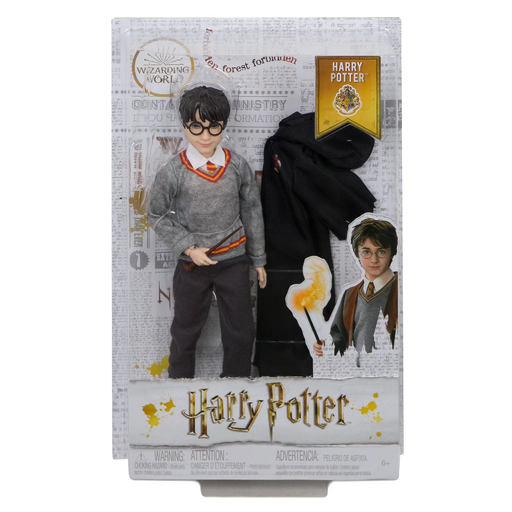 [0887961707175] HARRY POTTER Articulated Doll 1 Harry Potter doll, 1 wand, 1 coat