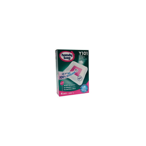 [4006508186921] HANDY BAG Sacs Aspirateur Y101 Microfibres Air Space Technology 4 Sacs