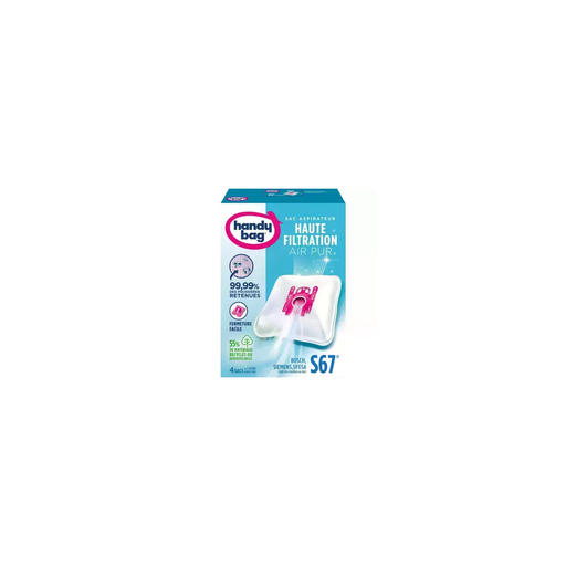[4006508187027] HANDY BAG Sacs aspirateur S67, Bosch, Siemens, 4 sacs + 1 filtre