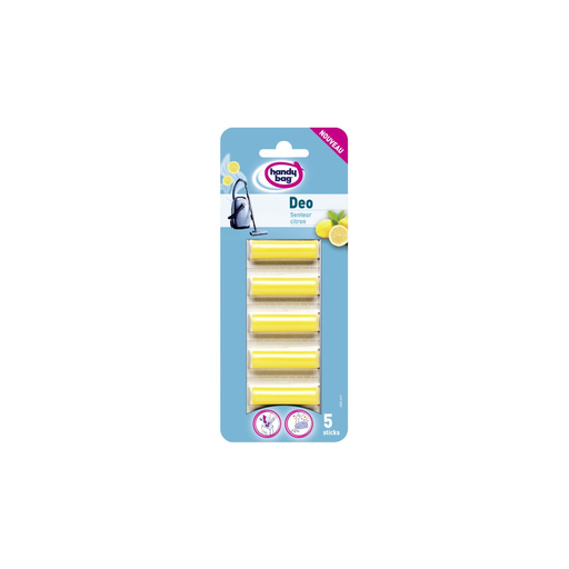 [4006508214310] MELITTA 5 Lemon Scent Vacuum Cleaner Deodorizer Sticks (pack of 5)