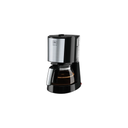 MELITTA Cafeteira de filtro Enjoy II Top Glass Preto/Aço escovado