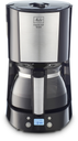 MELITTA Cafetera de filtro Enjoy Top Timer 1017-11 Inox Negro 1,25 L