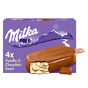 MILKA Glaces chocolat & vanille 4x71g