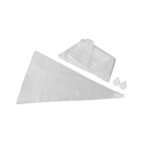 ZENKER Lote de 20 mangas pasteleras desechables y 3 boquillas de plástico 32cm