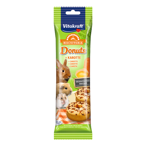 [4008239103338] VITAKRAFT Donuts Carotte pour rongeurs 0,028 kg