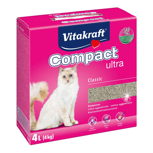 [4008239140296] VITAKRAFT Litière Agglomérante Ultra Absorbante 4 kg