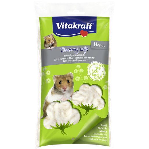 [4008239150011] VITAKRAFT Litière Coton Lit Douillet Pour Hamster Et Souris 20 g