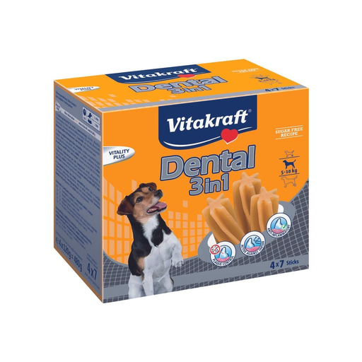 [4008239158437] VITAKRAFT Chien Multipack Dental 3 En 1 Taille S l'unité