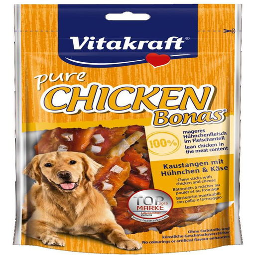 [4008239166296] VITAKRAFT Recompensa para perro Bonas filetes Pollo y Queso 80 g