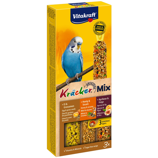 [4008239212313] VITAKRAFT Friandise Sticks Kracker Original Perruche 80 g