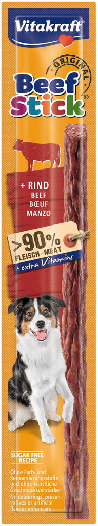VITAKRAFT Beef Stick, sticks bœuf pour chiens 12 g