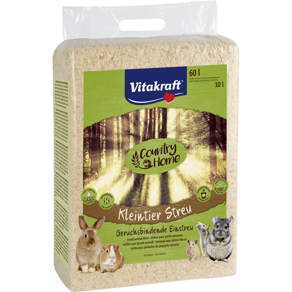 VITAKRAFT Aparas de Madeira para Roedores Anti-Odor Comfort Classic 60 L