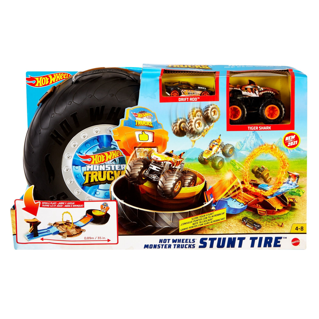 HOT WHEELS Monster Trucks Arena Smashers Wheel Wrecking Set, le circuit