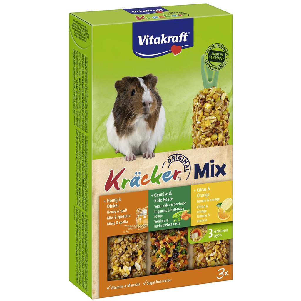 VITAKRAFT Kräcker Trio-Mix Guinea Pig Treats 168 g