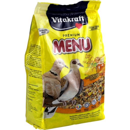 [4008239253569] VITAKRAFT Complete Food Seeds For Turtle Doves Pigeons And Quails Menu 900 g