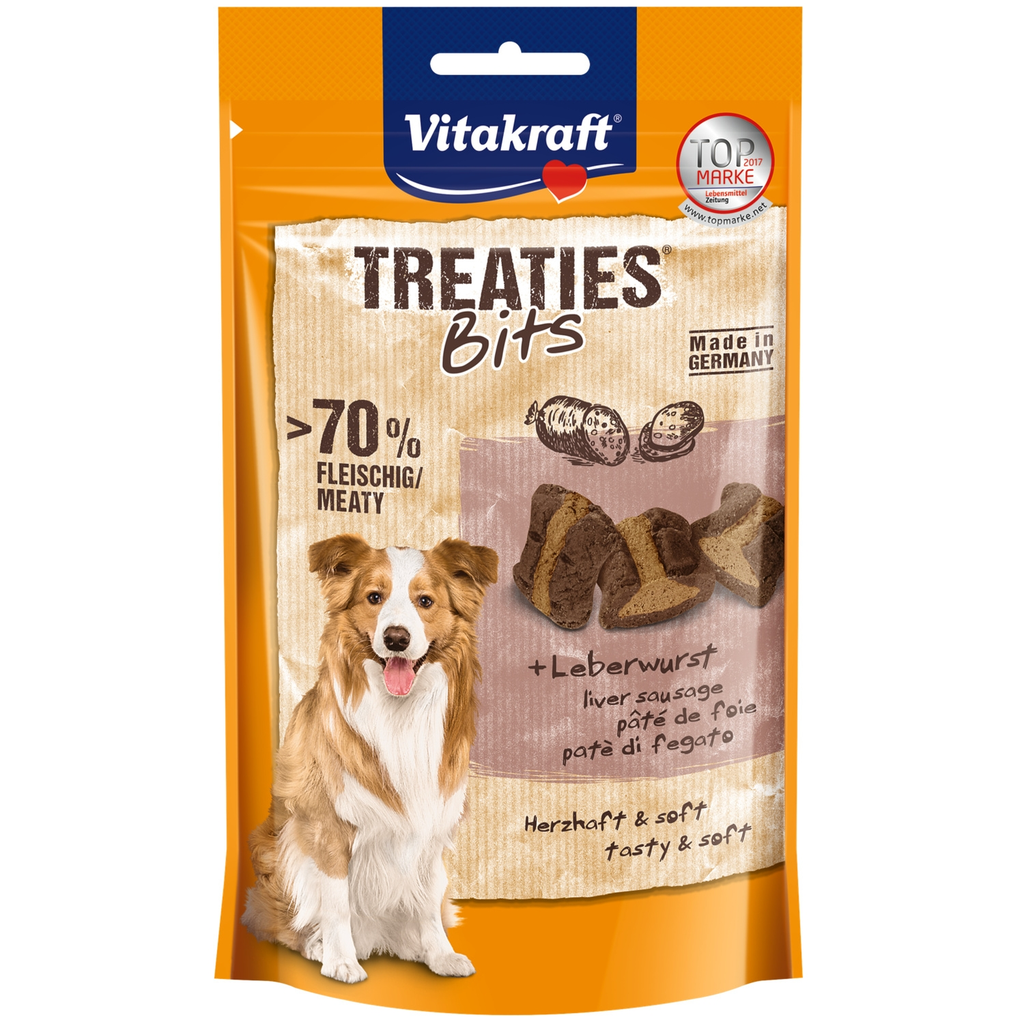 VITAKRAFT Friandises Pour Chien Adulte Pâté De Foie Treaties Bits 120 g