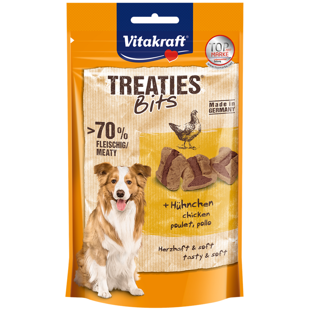 VITAKRAFT Dog Treats Adult Chicken Treaties Bits 120 g