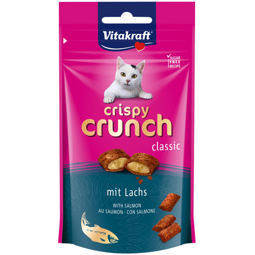 [4008239288158] VITAKRAFT Crispy Crunch Corazón Salmón 60 g