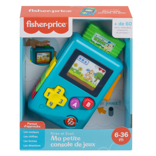 [0887961985481] FISHER-PRICE Mi primera consola de juegos Ríe y Aprende juguete musical de aprendizaje