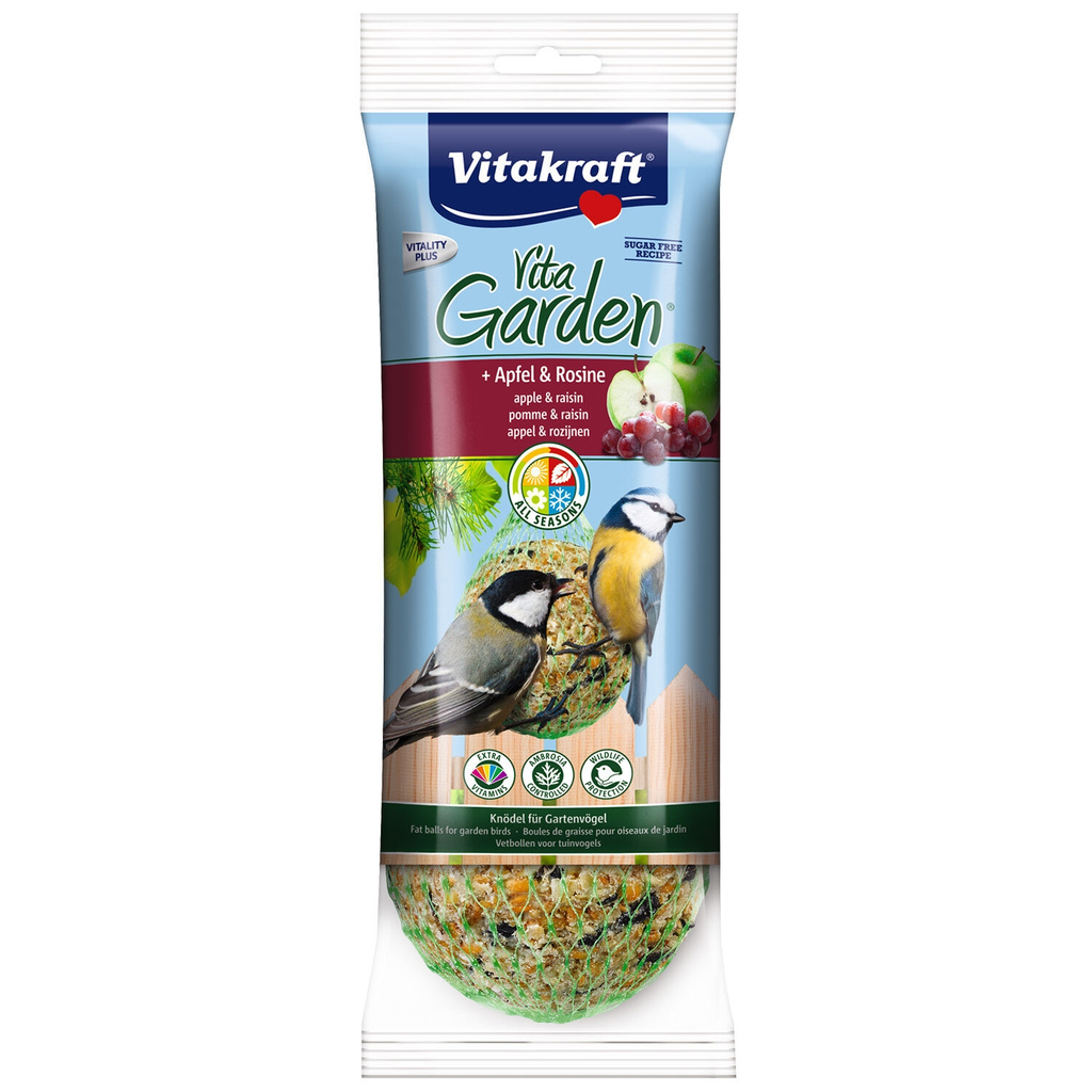 VITAKRAFT Bird food premium fat balls apple & raisin 360 g