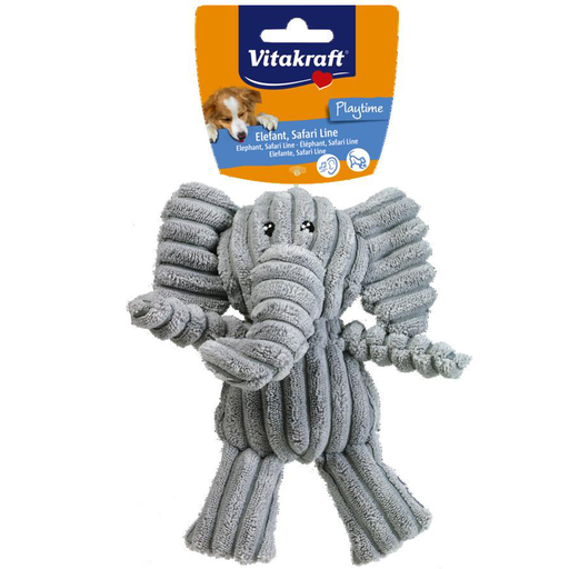 [4008239313706] VITAKRAFT Dog Plush Elephant Cotton 17cm