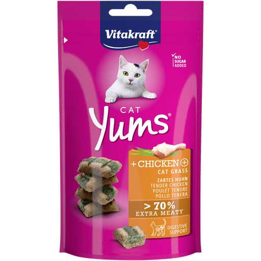 [4008239315311] VITAKRAFT Cat Yums Frango + Erva Gateira 40 g