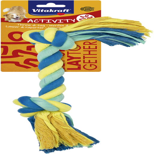 [4008239396525] VITAKRAFT Corde à nœuds en coton 37 cm