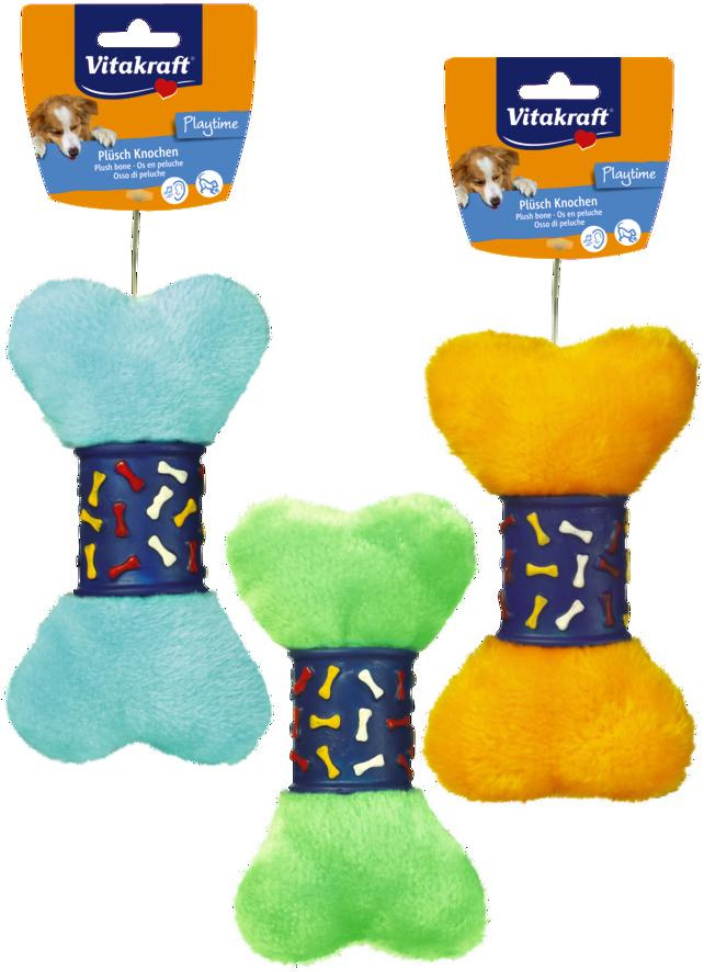 VITAKRAFT Os peluche et plastique