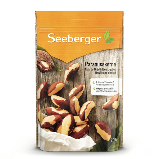 [4008258121016] SEEBERGER Brazil Nuts Shelled 200 g
