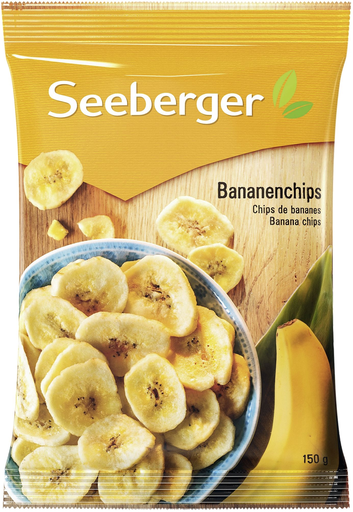 [4008258274019] SEEBERGER Banana Chips 150 g