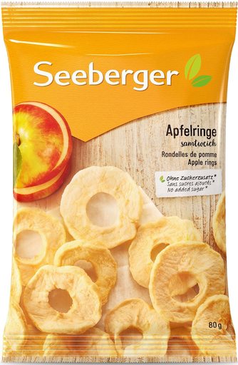 [4008258403020] SEEBERGER Apple Slices 80 g