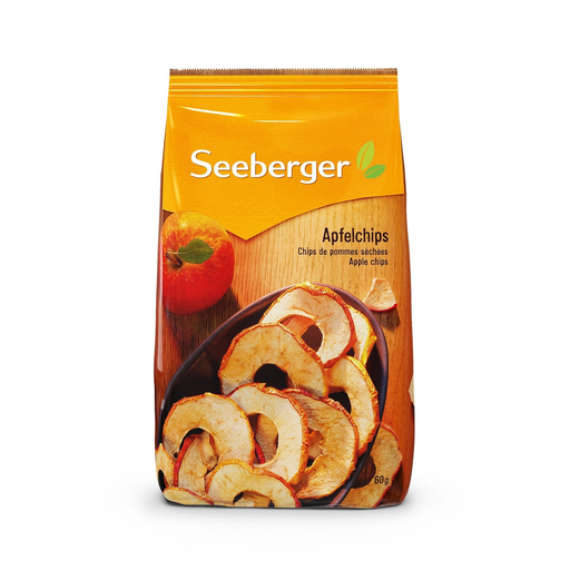 [4008258410011] SEEBERGER Dried Apple Chips 60 g