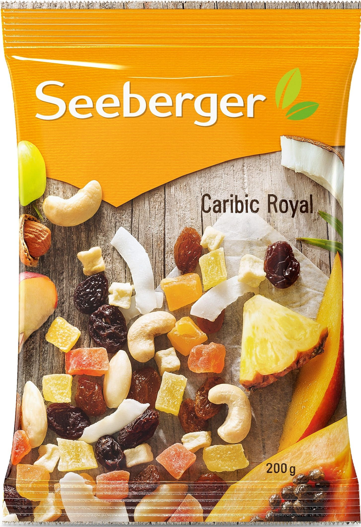 SEEBERGER Caribic Royal Dried Fruit and Nut Mix 200 g