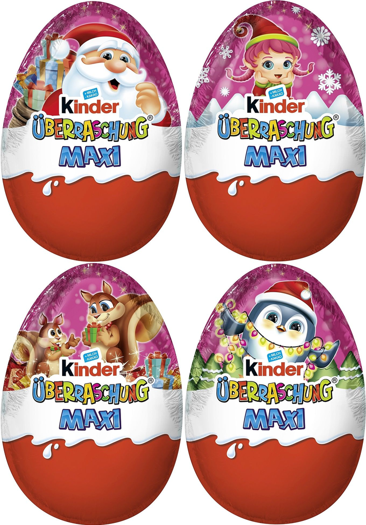 KINDER Surprise Maxi œuf de Pâques au chocolat au lait Mouton camping 100 g
