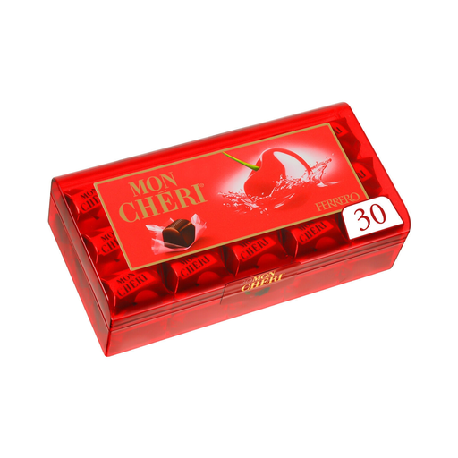 [4008400811727] MON CHERI Dark chocolates with cherry liqueur 30 pieces 315 g