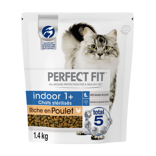 [4008429090011] PERFECT FIT Chicken Dry Cat Food for Indoor Sterilized Cats 1.4 kg