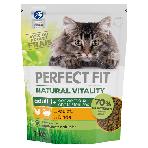 [4008429136092] PERFECT FIT Natural Vitality Sterilised Cat Food Chicken and Turkey 1 kg