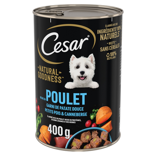 [4008429141416] CESAR® Comida húmida para cão Adulto frango e vegetais 400 g