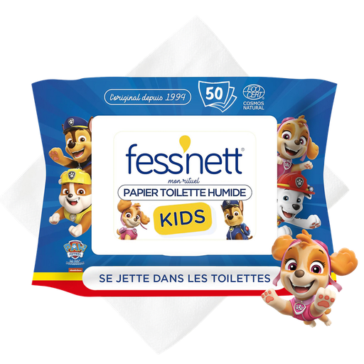 [4008455542317] FESS'NETT Papel Higiénico Húmido Kids 50 folhas