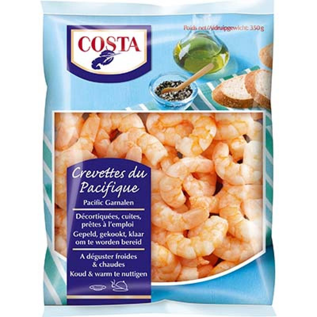 COSTA Camarões do Pacífico Cozidos 350 g