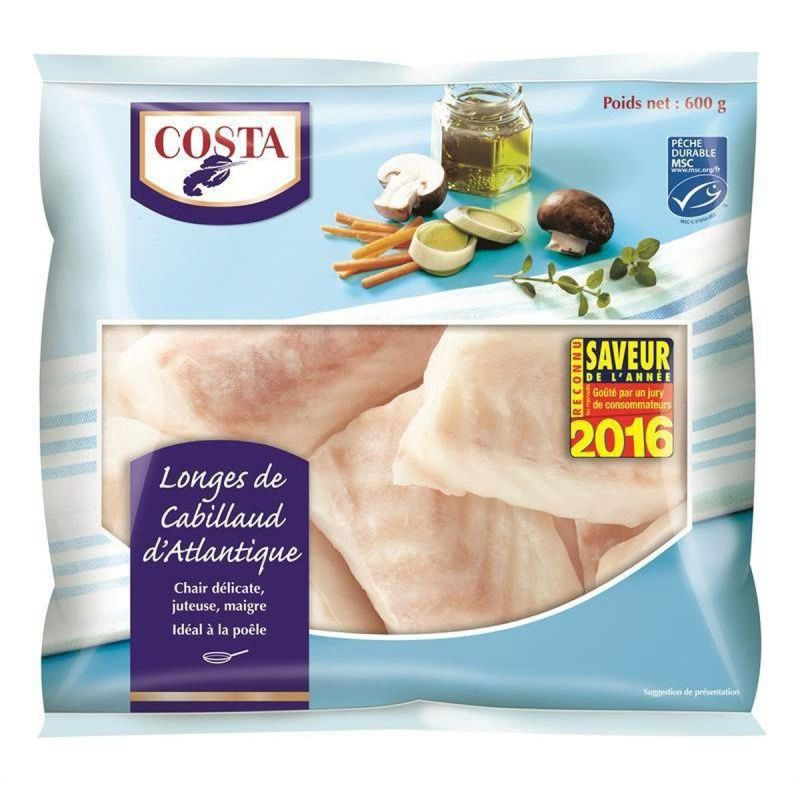 COSTA Atlantic Cod Fillets 600 g