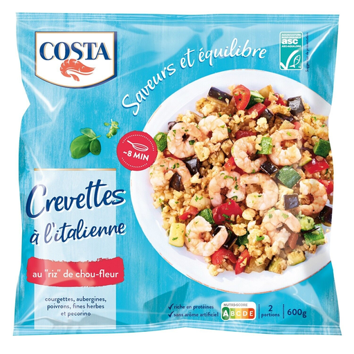 [4008467054457] COSTA Prato preparado de camarão à italiana 600 g