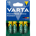 VARTA Pilas Recargables AA / HR6 2400mAh Accu Power - Pack de 4