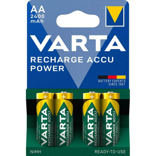 [4008496575466] VARTA Piles Rechargeables AA / HR6 2400mAh Accu Power - Pack de 4