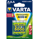 VARTA Piles rechargeables Accu Power AAA/HR03 1000mAh x 4