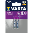 VARTA Lithium LR03 1.5V Batteries, pack of 2