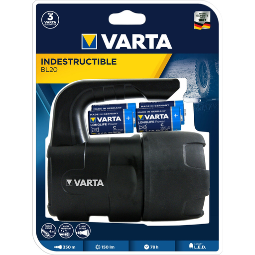 [4008496682805] VARTA Linterna indestructible 3W LED, la linterna