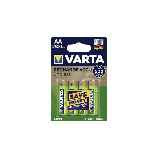[4008496928255] VARTA Pile Rechargeable AA Hybrides Nickel-Métal 2500mAh 4 unités