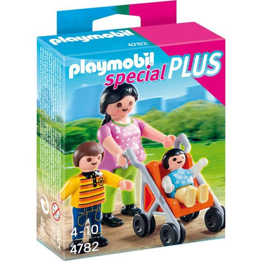 [4008789047823] PLAYMOBIL Mother With Children And Stroller